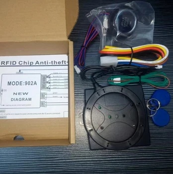 Car Starter Keyless Entry Alarm pulsante di avviamento del motore dell'auto blocco RFID accensione Start Stop Immobilizer antifurto serratura della porta