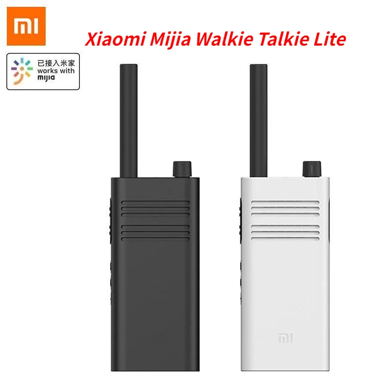 

Original Xiaomi Mijia Walkie Talkie Lite Civil 5 Km Intercom Outdoor Handheld Mini Radio Talkie Walkie with Mi App Interphone