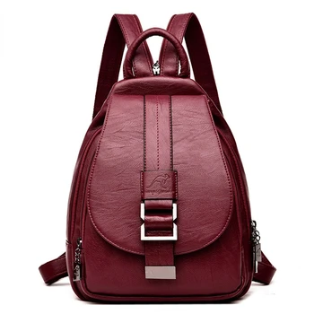 Zaini firmati zaini in pelle da donna borsa da scuola femminile per ragazze adolescenti borsa da viaggio zaino retrò borse Sac A Dos