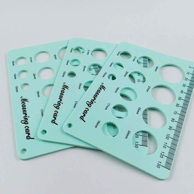 Nipple Size Measuring Card Breastpump Flange Sizing Tool for Nipple Measurement 4