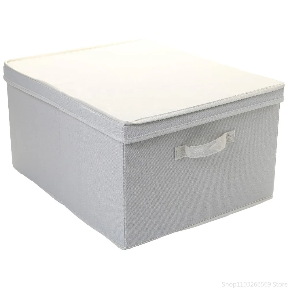 

Jumbo Canvas Storage Box with Lid organizer box storage box