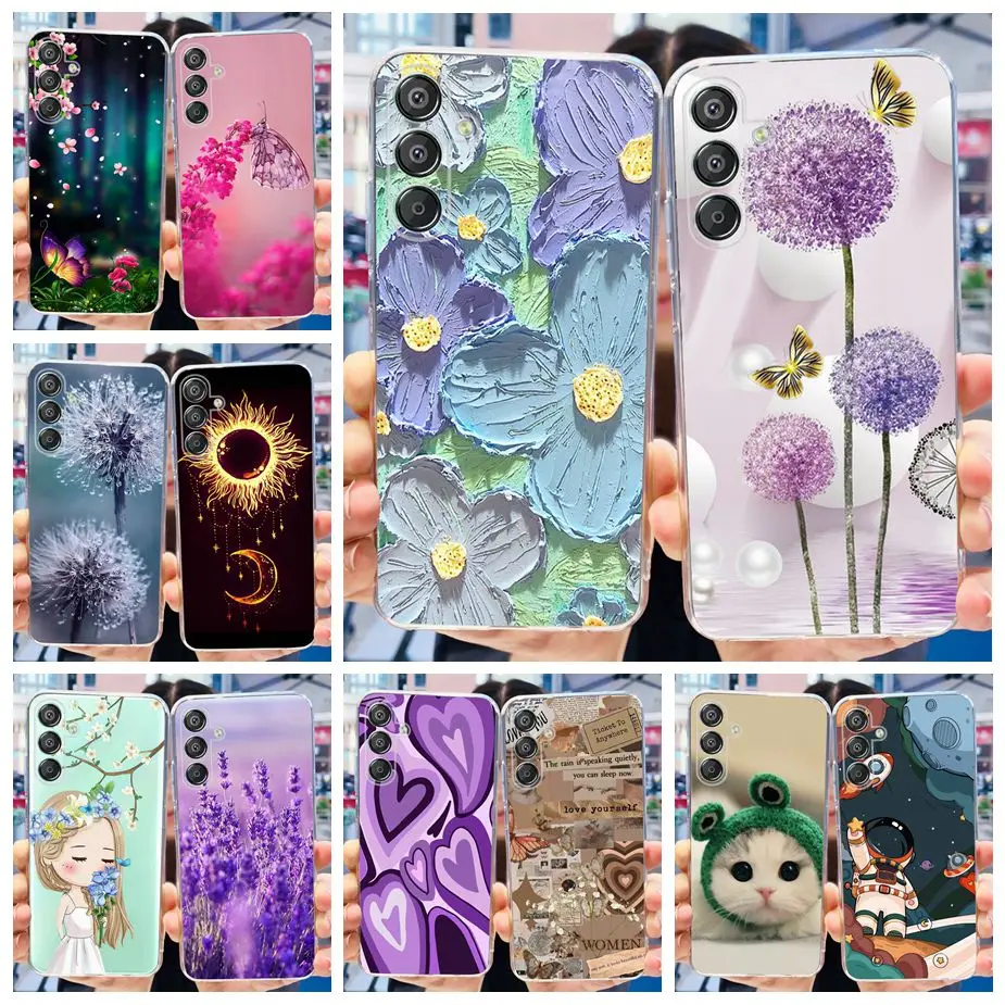 New Fashion Painted Clear Silicone Soft TPU Phone Case Bumper