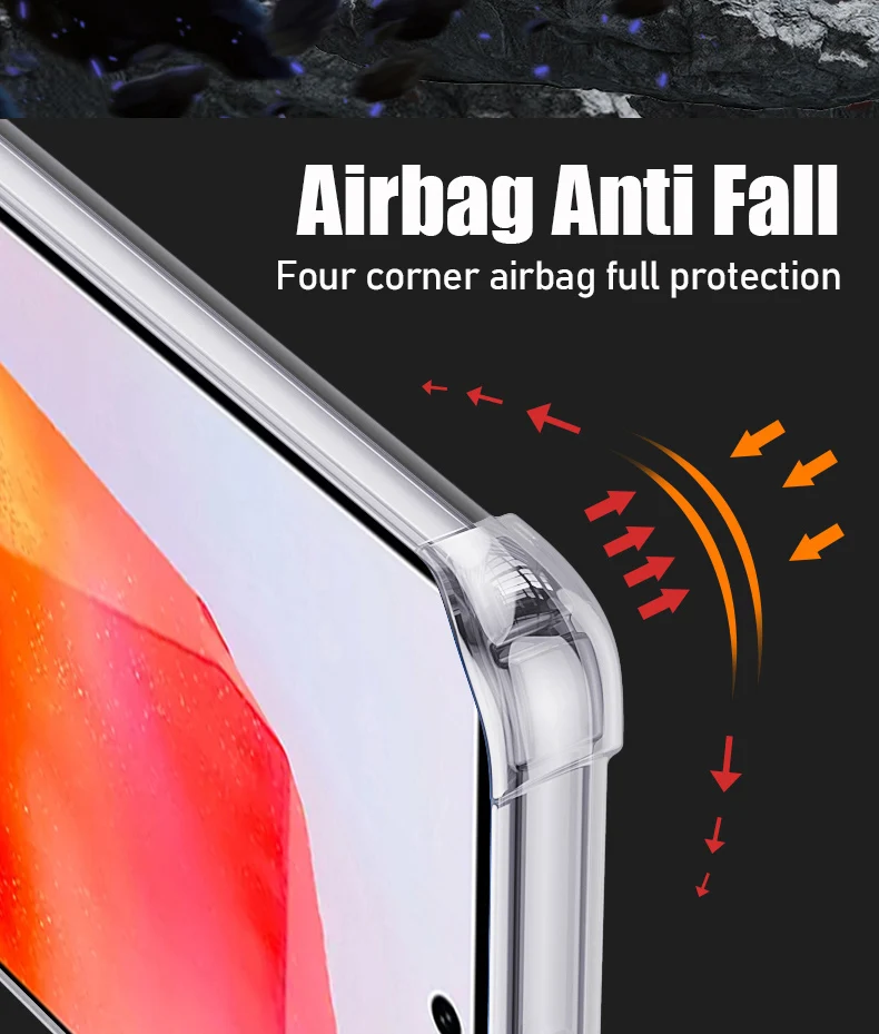 Klare Handyhülle für Samsung Galaxy S22 S23 S24 Plus S25 Ultra S21 Fe Silikon Soft Case für Samsung A16 A26 A36 A56 A55 A35 A15 – Detail 4