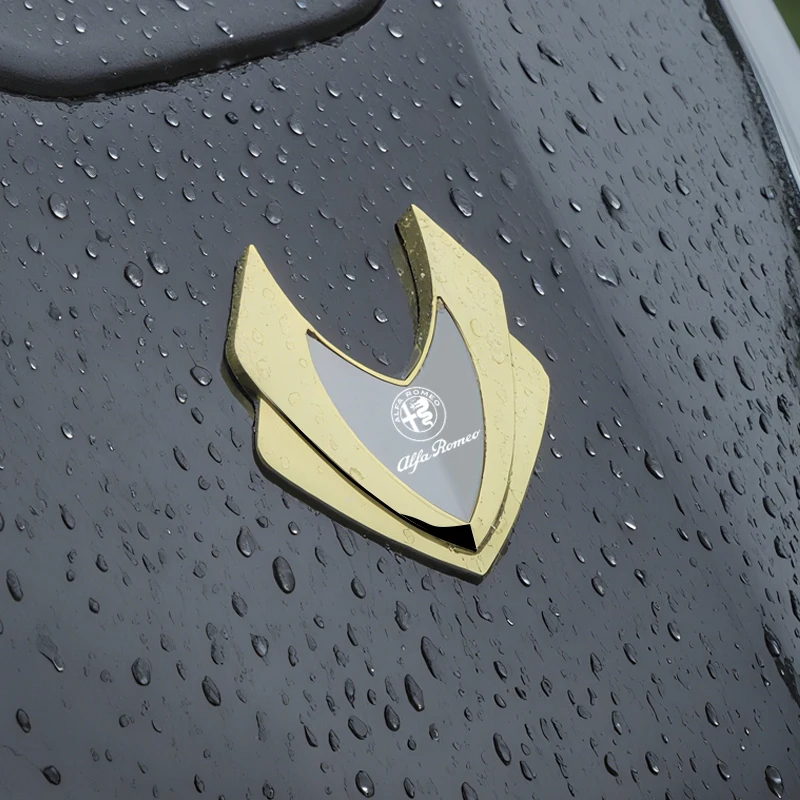 Car Metal Shield Design Badge Emblem Sticker - Sportiva Accessories