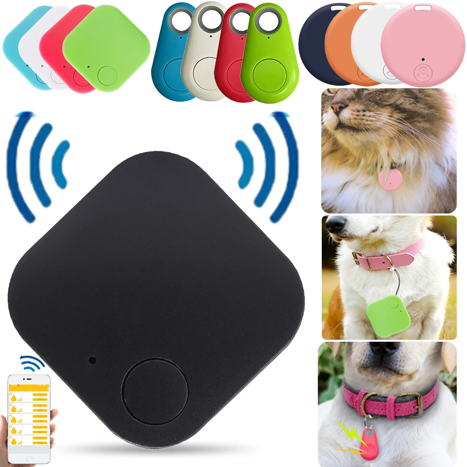 Mini GPS Tracker Mobile Bluetooth Locator Pets Keys Anti-Lost Device Wireless Tracking Smart Finder Kids Bag Wallet Locator
