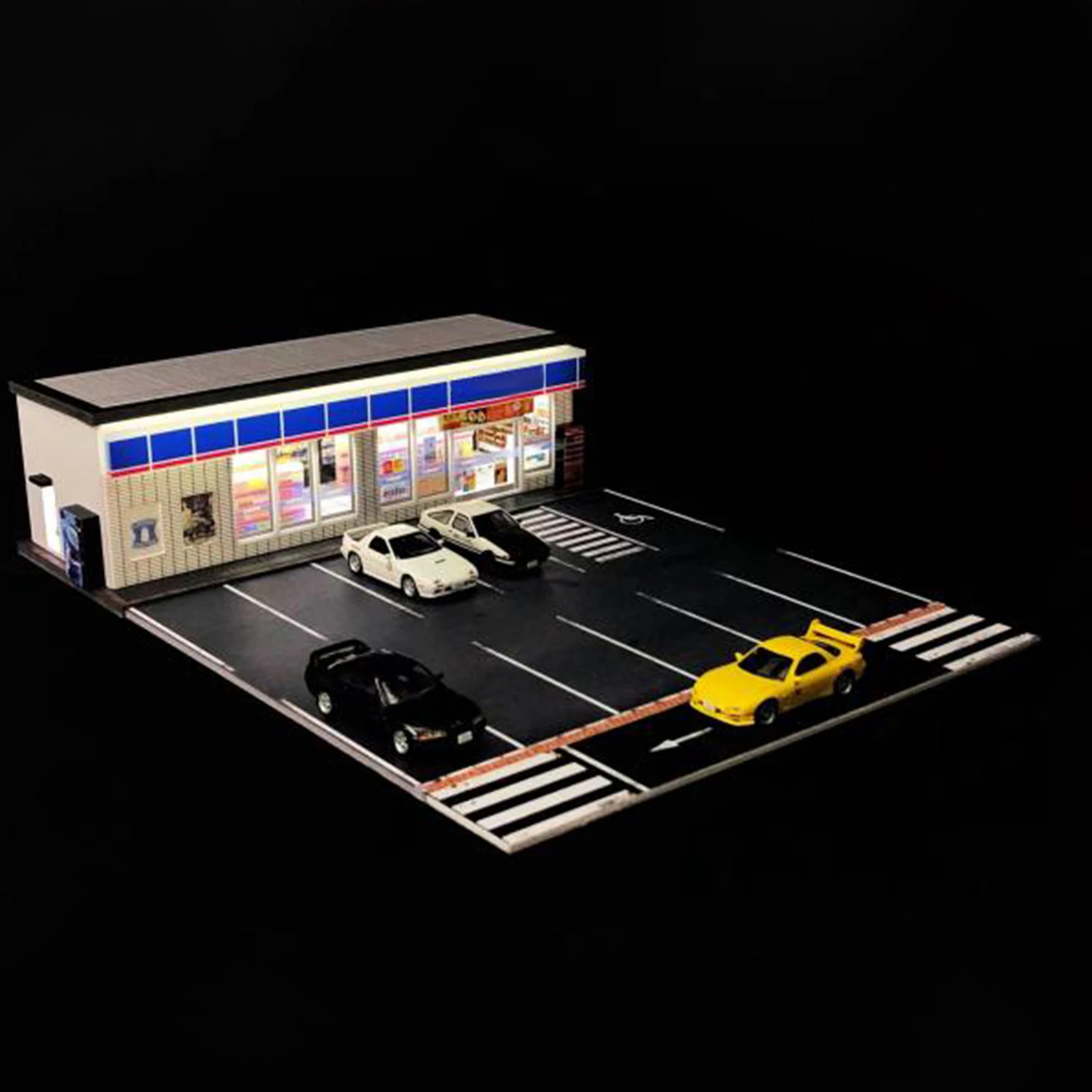 カスタム ジオラマ 1:64 LAWSON ライトとケース付き カスタム ジオラマ 1:64 LAWSON ライトとケース付き - メルカリ