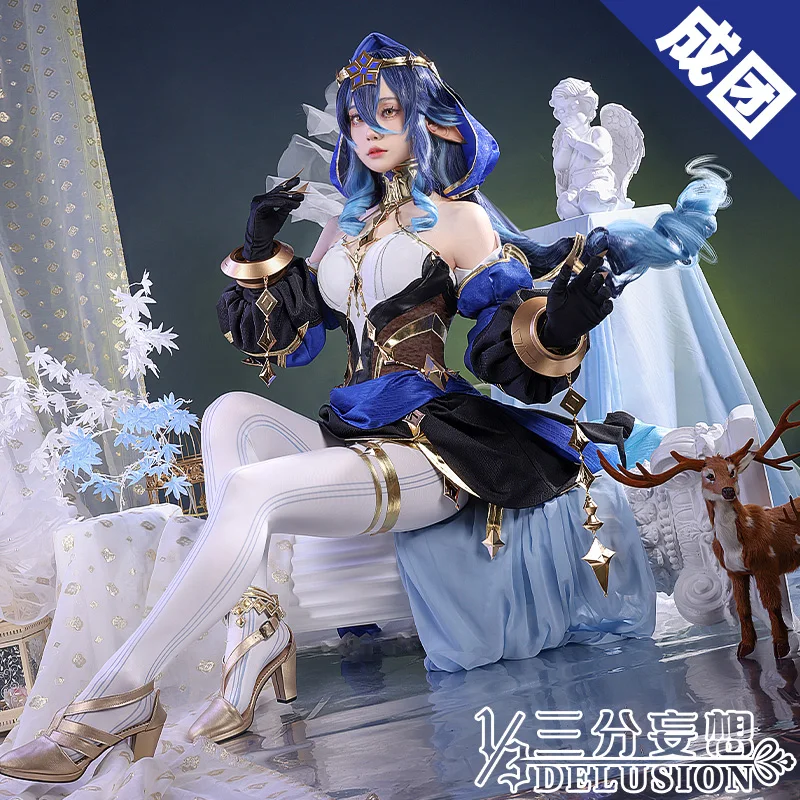 

Аниме игра Genshin Impact Layla сексуальное экзотическое платье униформа для вечевечерние ролевые игры S-XL Косплей Костюм Хэллоуин Карнавал женщины 2022 Новинка