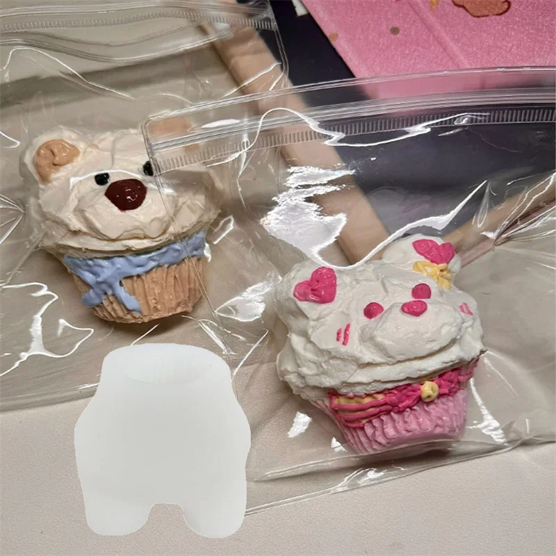 Various Styles Chartoon Shaped Silicone Candle Molds DIY Handmade Soap Chocolate Cake Decor Mold mochi squishy toy moulds