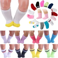 Doll Clothes Miniature Accessries Multicolor Plush Socks For 18Inch&43cm Born Baby Doll,Our Generation Birthday Gift Girls Toys 1