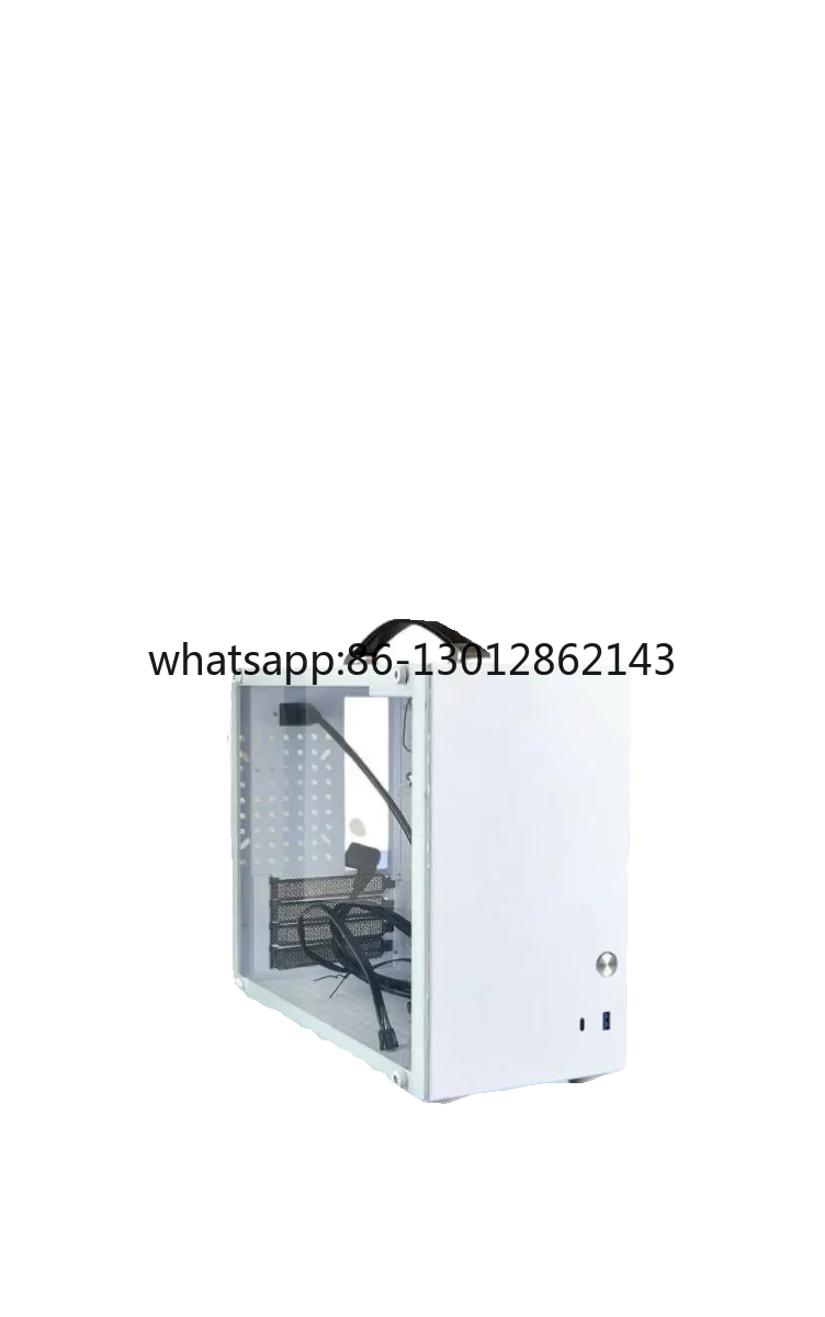 X16 섀시 SFX 전원 공급 장치 미디엄 타워 측면 투명 데스크탑 미니 ITX 컴퓨터 섀시