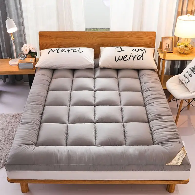 Memory Foam Mattress Topper Household Mattress Soft Filling Breathable Anti-Slip Pad