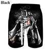 New Arrival Knights Templar 3D Printed Men Fashion Personality Summer Quick-drying Ice Shorts Ropa De Hombre Kids Beach Shorts 3