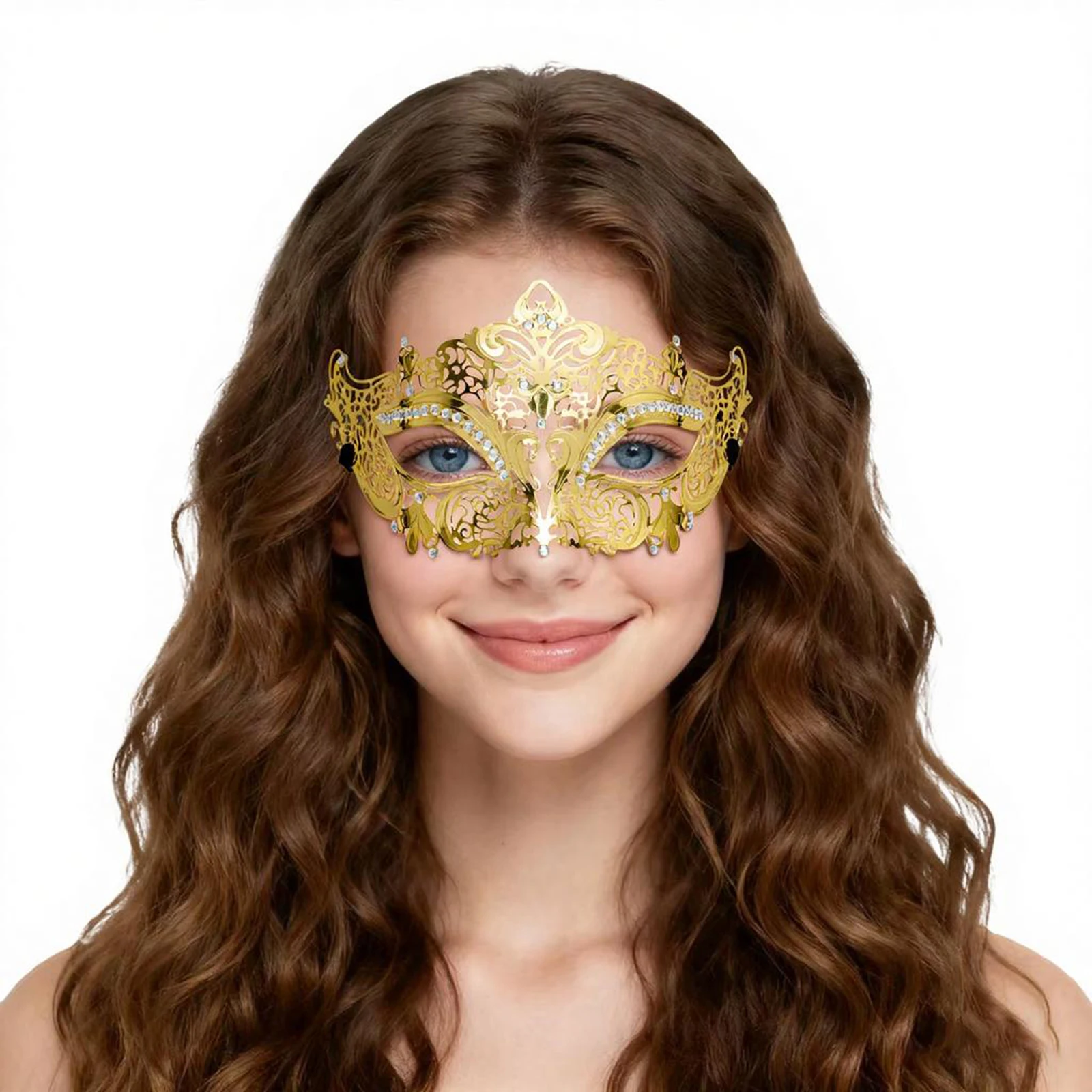 1 Stück Karnevalsmaske, venezianische Maske, einzigartige Muster, Maske für den Tag der Toten, Unisex-Party-Kostüm-Requisiten, einzigartige Kleidungsaccessoires, perfekte dekorative Maske für Rollenspiele – Detail 1