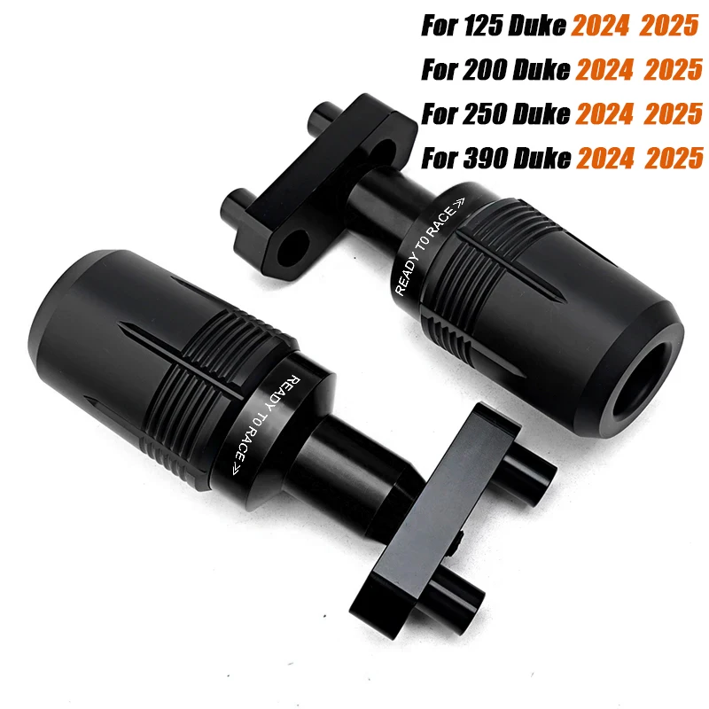 듀크 390 250 200 125 Duke390 Duke250 2014-2025 모터 배기 프레임 슬라이더 충돌 방지 패드 보호대 낙하 방지 보호대 250 390 듀크