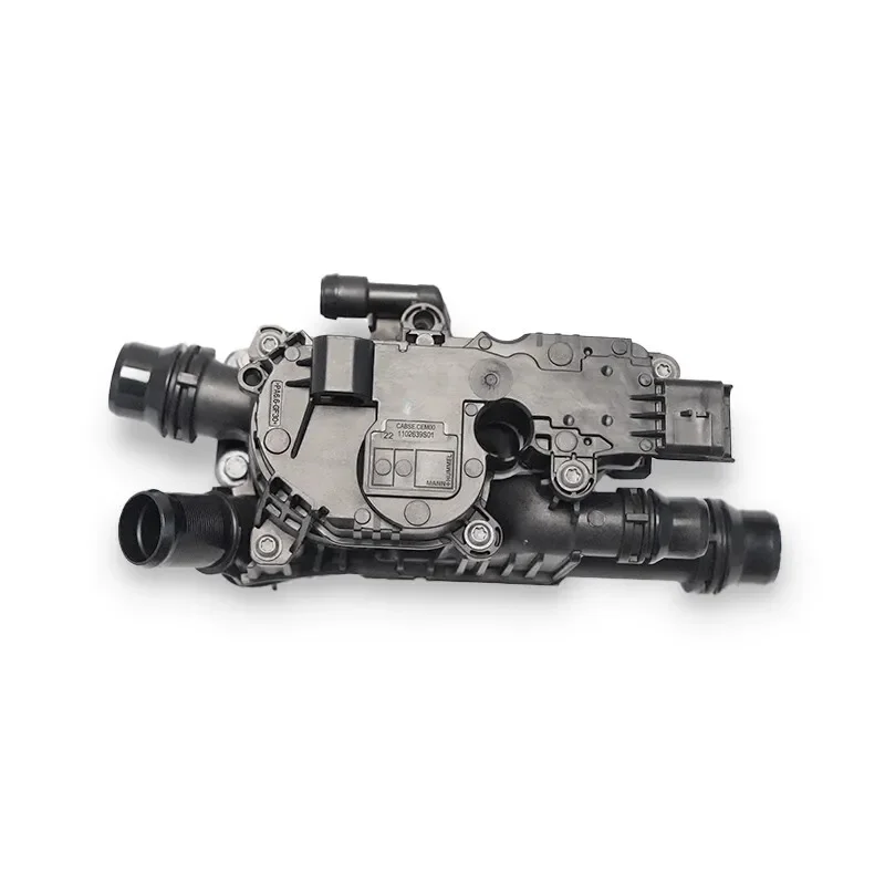 Cooling System Coolant Thermostat Housing Assembly 9850364680 9803549480 for Peugeot 208 308 5008 Citroen Berlingo B9 C3