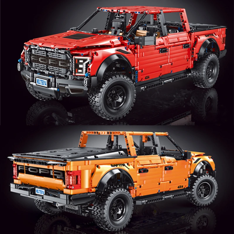 

Высокотехнологичные строительные блоки T5014 3249 шт., строительные блоки для Ford Raptors, грузовик, строительные блоки, игрушка MOC, Рождественский подарок 42126