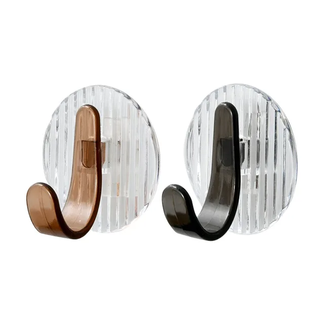 Akril Falhorog Erős Önmagarasztó Törülköző Horog Fürdőszoba Nincs Lyukasztó Fali Bevonat Függő Ajtó Kulccsatás Táska Tartó - Image 5