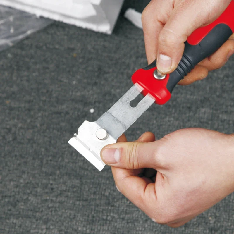 Single Edge Blade extendable scraper tool extend hand cleaning remover gum paint adhesive sticker tape tools for oven stove 6