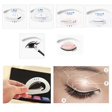 

Eyeliner Stencil Cat Eye Fish Tail Double Wing Eyeliner Stencil Models Template Shaping Tools Eyebrows Template Card DIY NEW