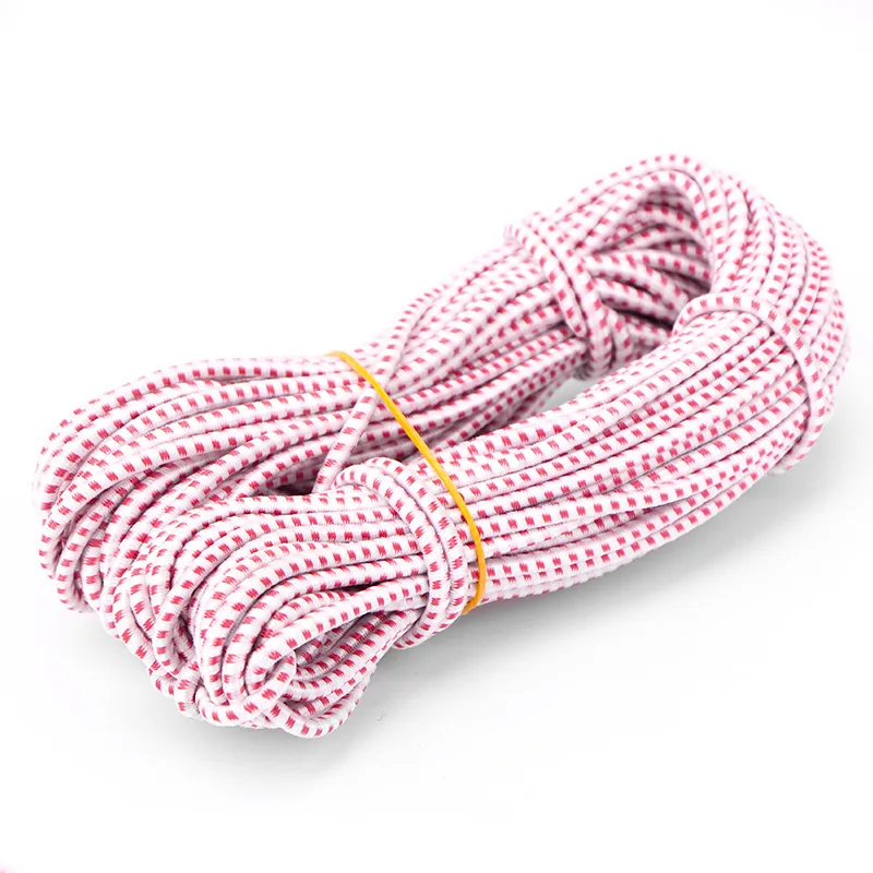 12m Tent Pole DIY Rubber Band 2-3mm Tent Accessories Elastic Rubber Band Strap Bungee Rope outdoor tent ropes camping tent accessories tent poles bungee cords