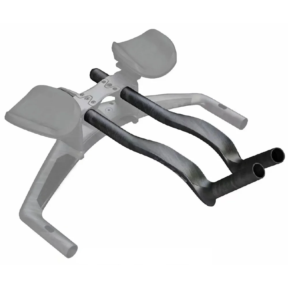

KOCEVLO Carbon Handlebar Road Race Rest Handlebar TT Bar Triathlon Bar 22.2mm Time Trial Handles Only Bar