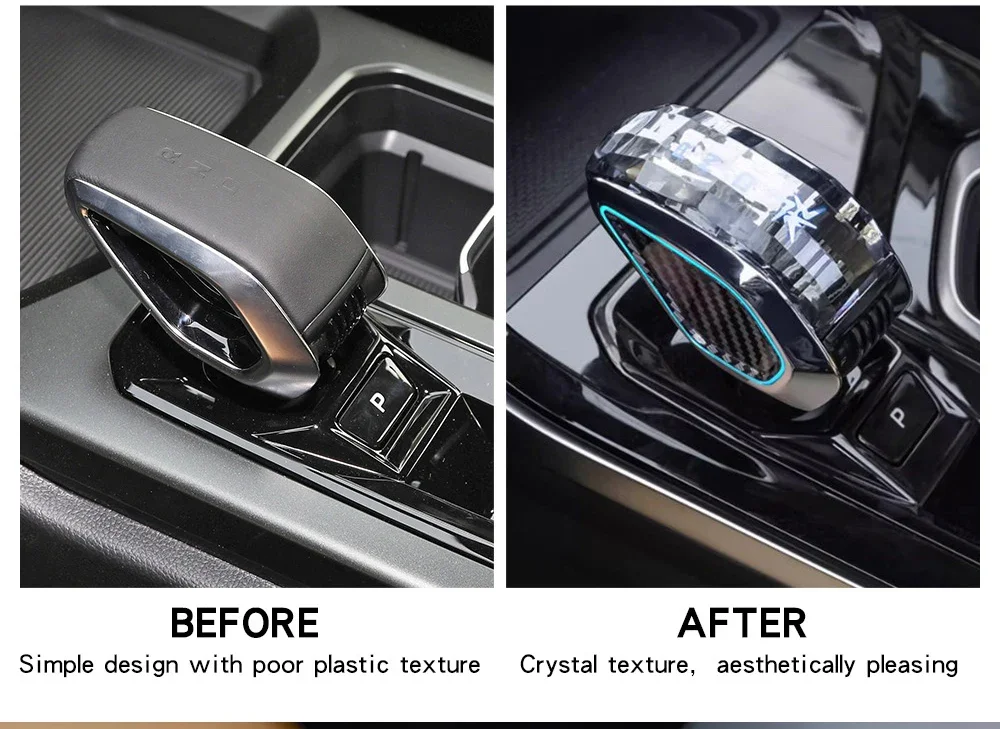 LED Crystal Gear Shift Knob Head For Geely Boyue 2023 COOL geecy L Haoyue 2023 L
