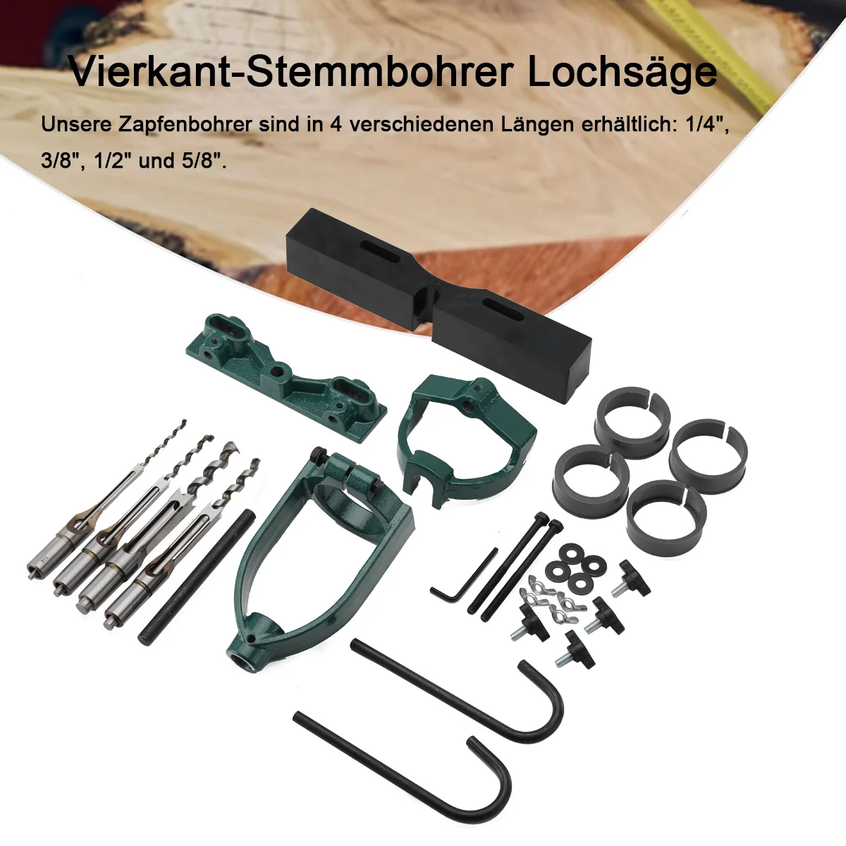 Mortise-Maschine Holzbearbeitungs-Werkzeugset: Bohrmaschinen-Positionierer und Bohrhalterung für Holzbearbeitung – Detail 5