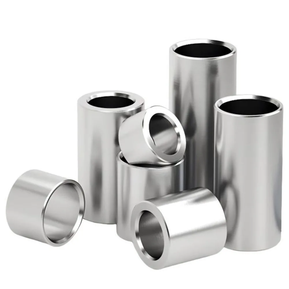 304 Stainless Steel Unthreaded Standoff Spacer M6 M7 M8 Bushing Washer Round Hollow Gasket Sleeve Length 2 3 4 5 6 7~ 35 40mm
