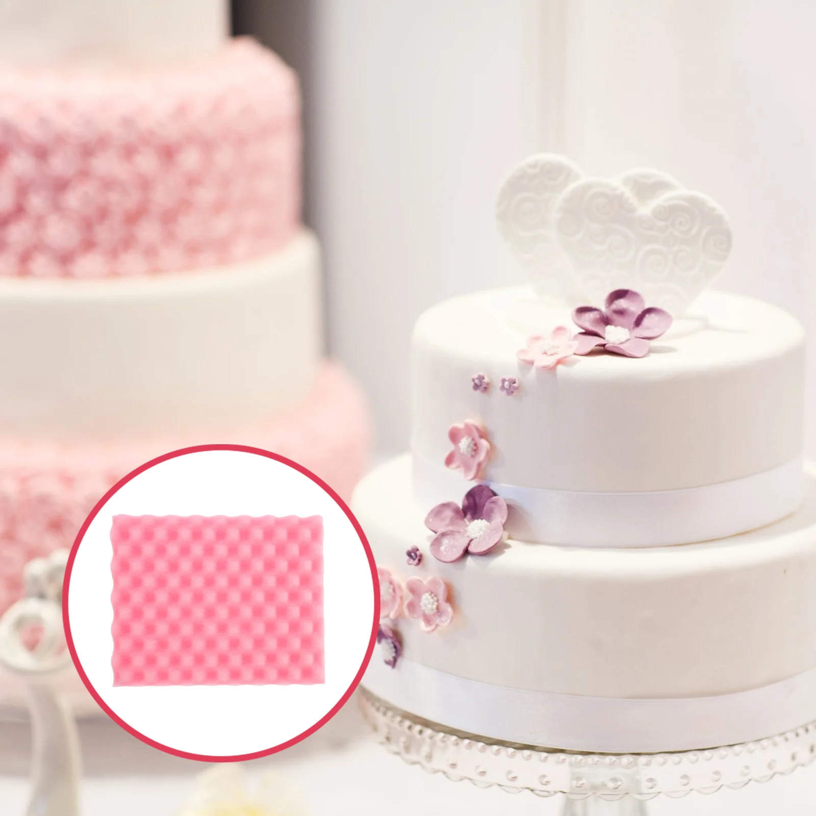 

Fondant Shaping Sponge Pad Sugar Flower Gum Paste Modeling Foam Trays Wave Sponge Mat Cake Decorating Tools Kitchen Baking Diy