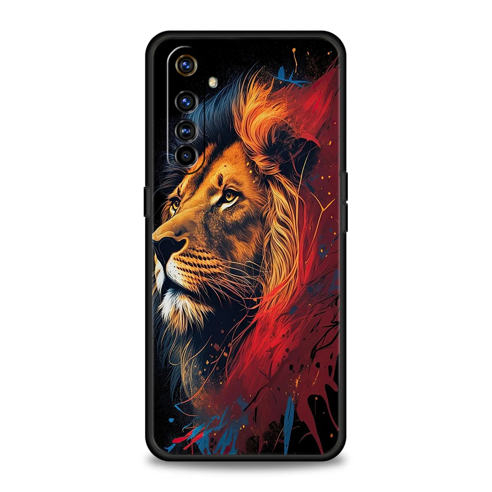 The Lion Shockproof Silicone Phone Case - Durable Protective Shell with Stylish Design