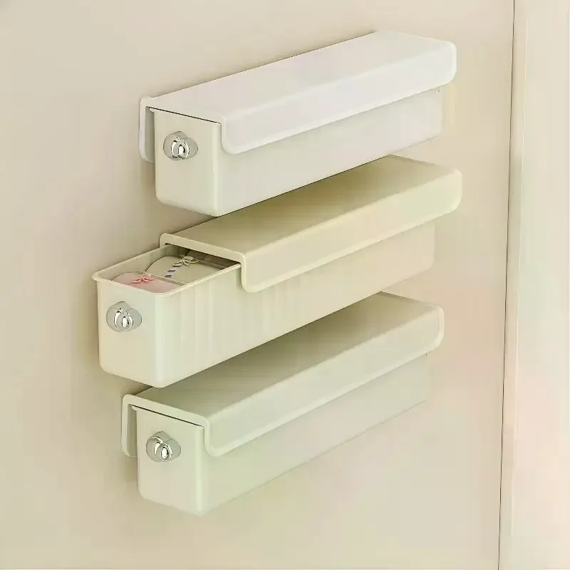 3 in 1 벽걸이 수납 선반, 속옷과 양말에 적합한 벽걸이 서랍형 수납 선반