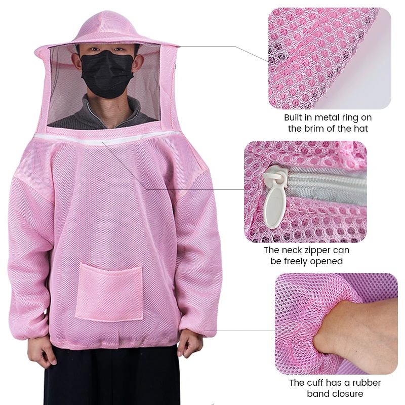 Beekeeping Clothes Protective Bee Suit Colorful Jacket Suit Bee Hive Tools For Beekeeping Equipment Beekeeper Supplier