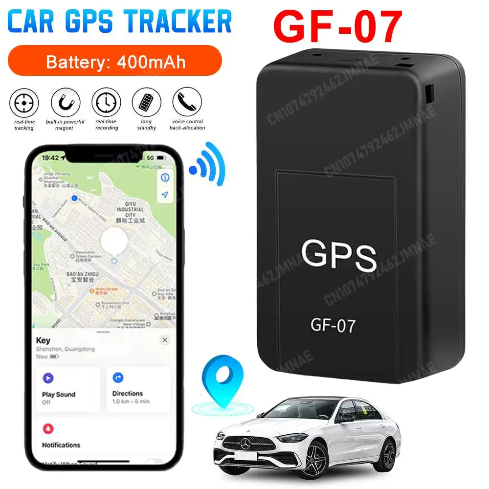 GF-07 Mini GPS Tracker Car GPS Pet Children Elderly Anti-Lost Device Car Real Time Tracking Locator Magnetic Vehicle Locators