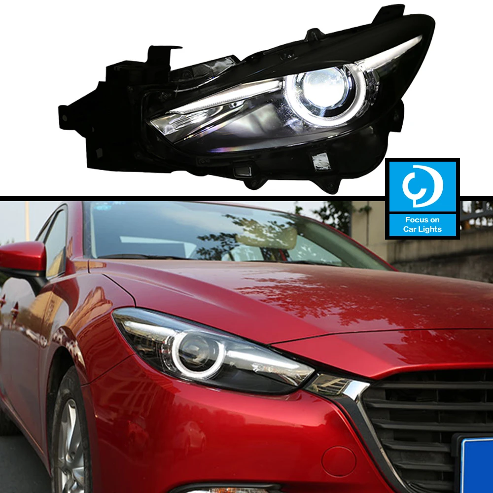 Car Front Headlight For Mazda 3 20172018 Mazda3 Axela Fiesta Led