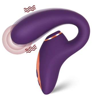 Vasana 2 In 1 Clitoris Sucking Vibrator G Spot Vagina Massager Clitoris Stimulator Sucker Clit Vibrator Sex Toys For Female 18 5