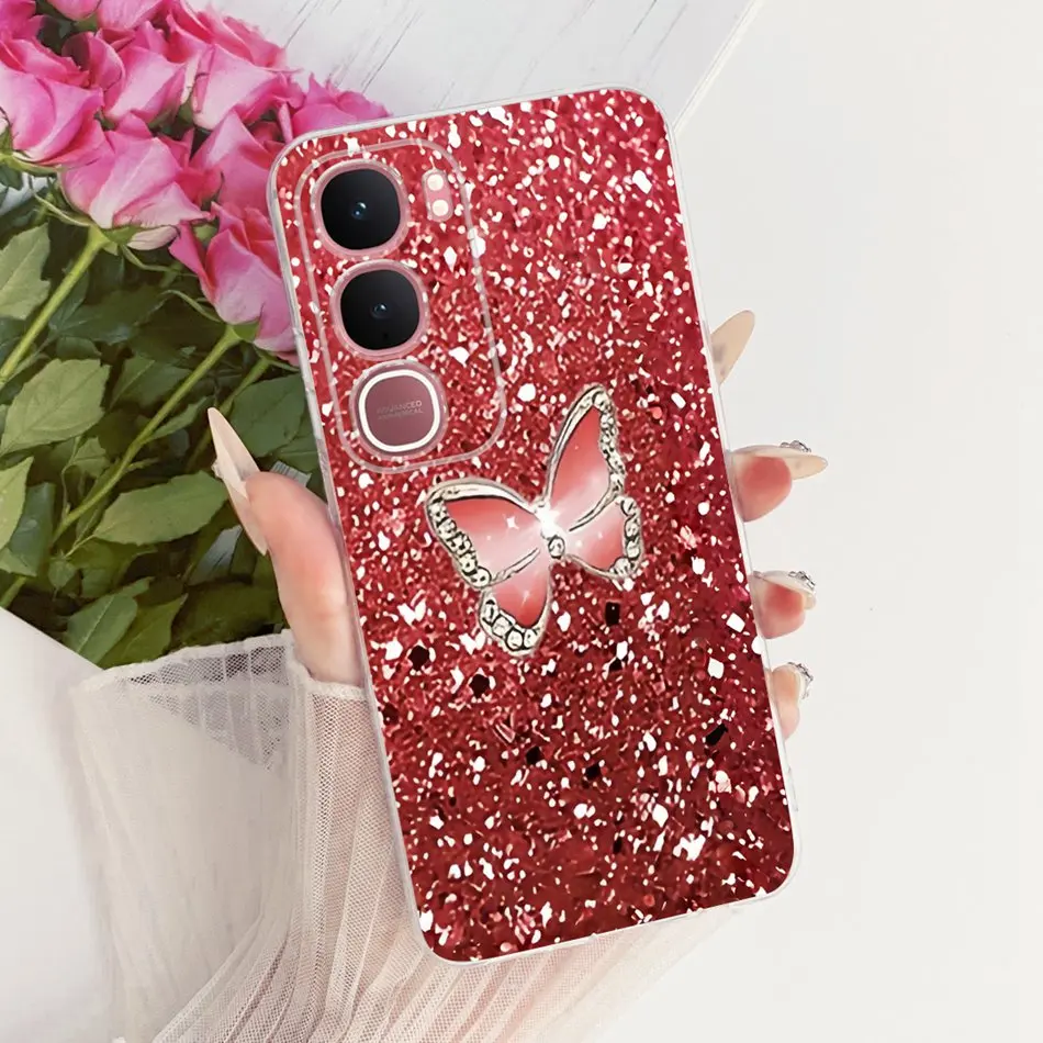 Elegant Flower Butterfly Soft Silicone Phone Case - Premium Back Cover