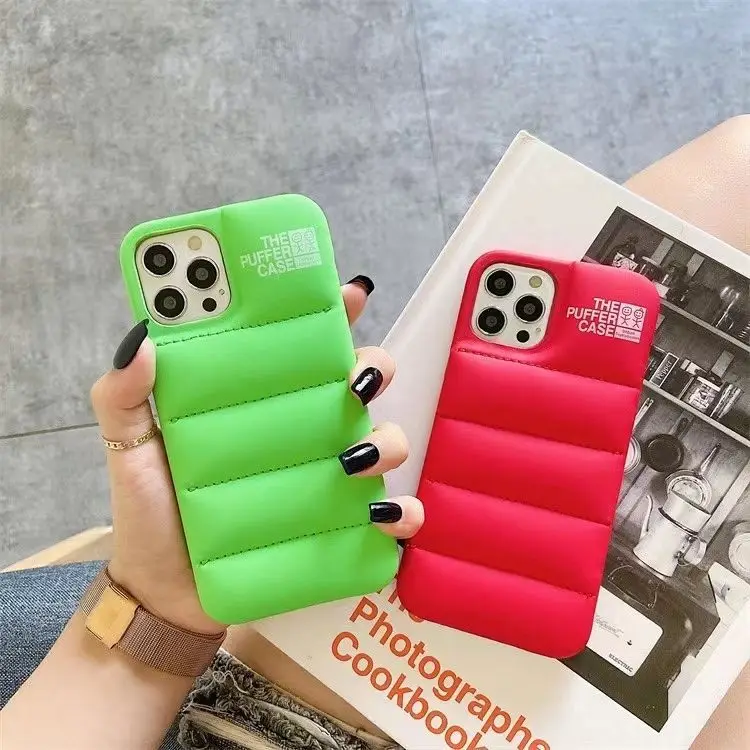 Down Jacket Phone Case For iPhone 11 12 13 14 15 Pro Max X