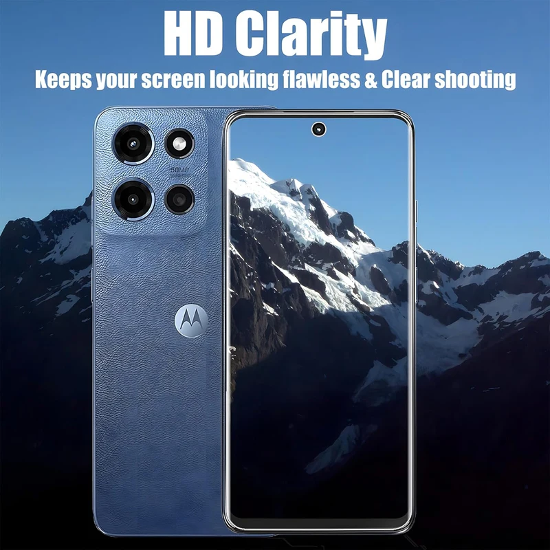 Premium HD Clear Tempered Glass Screen Protector - 4 Pack