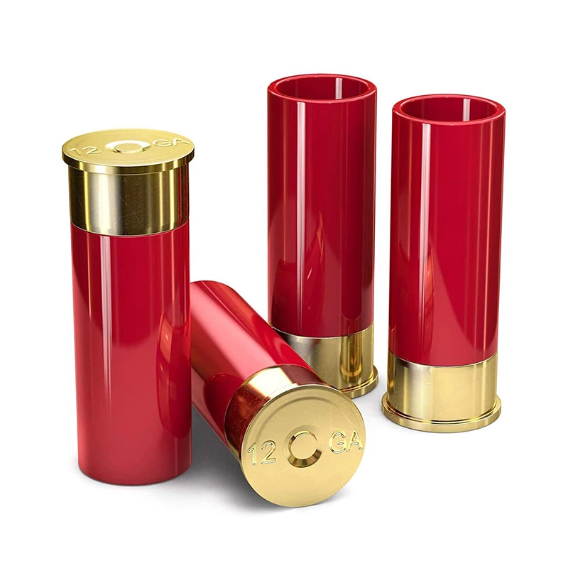Description Picture 2 of item1.2oz/36ml Travel Drink Bottle Bullet Liquid Bottle Plastic Shotgun Bullet Shape Shot Glasses Water Wine Glass Party Drinkware