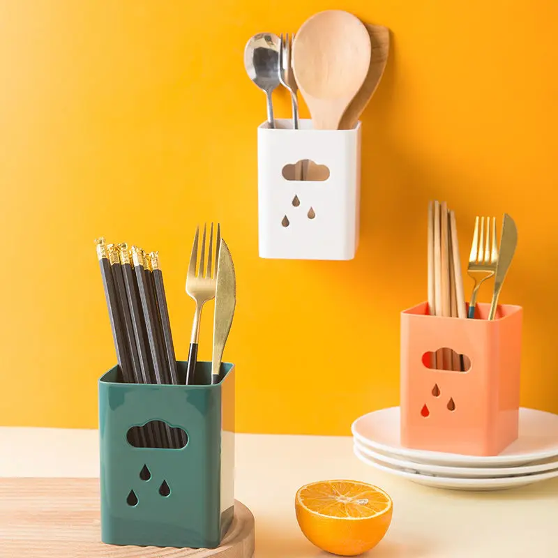Cutlery Box Organize Case Drain Holder Knife Spoon Fork Chopstick Cooking Tools Storage Rack Household Kitchen Tableware Bucket