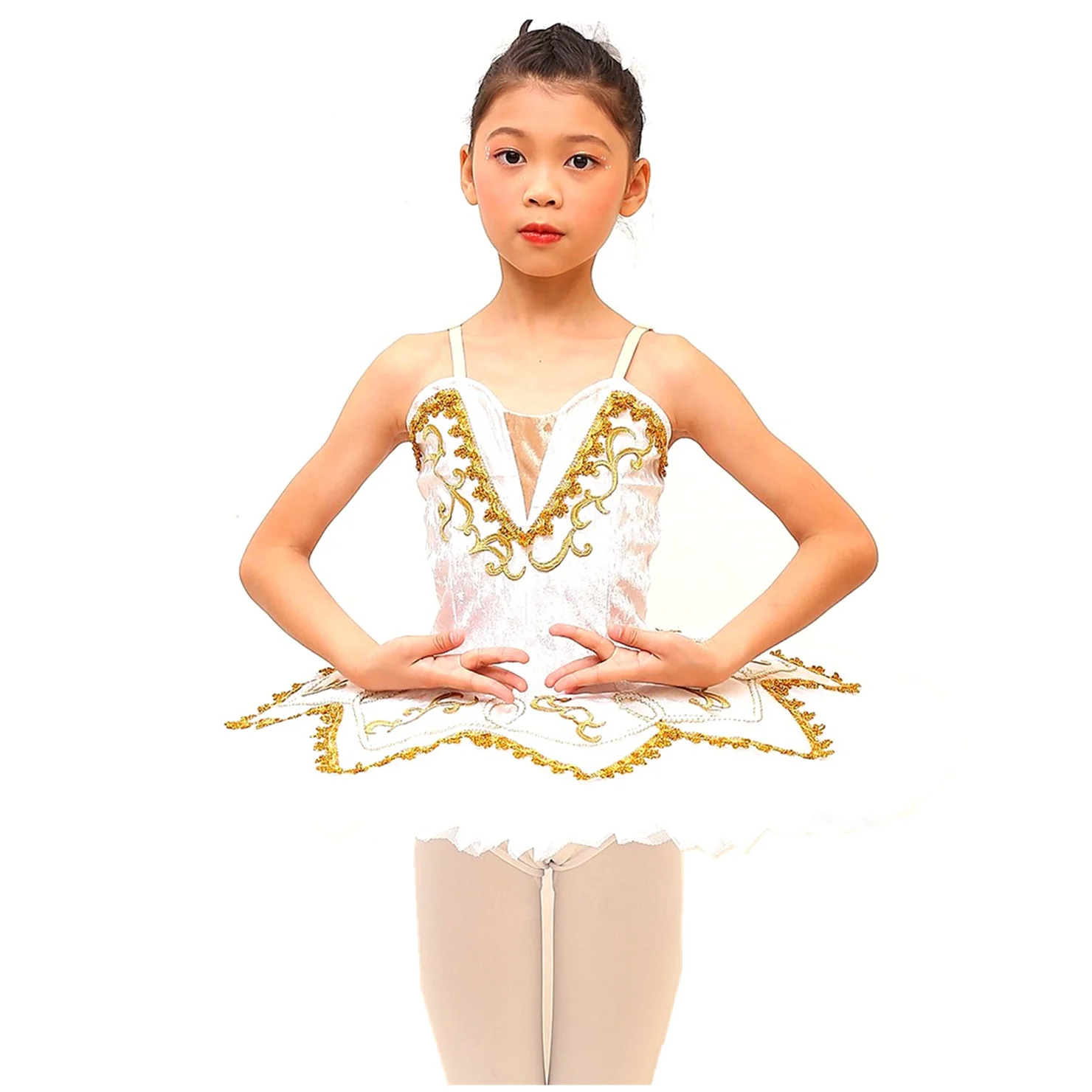 

Professional Ballet Dress For Ballerina Ballet Tutu Skirts White Swan Lake Figure Skating Performance Dress