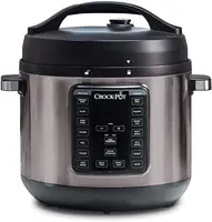 Crock-Pot 8-Quart Multi-Use XL Express Crock Programmable Slow Cooker and Pressure Cooker with Manual Pressure, Boil & Simmer 1