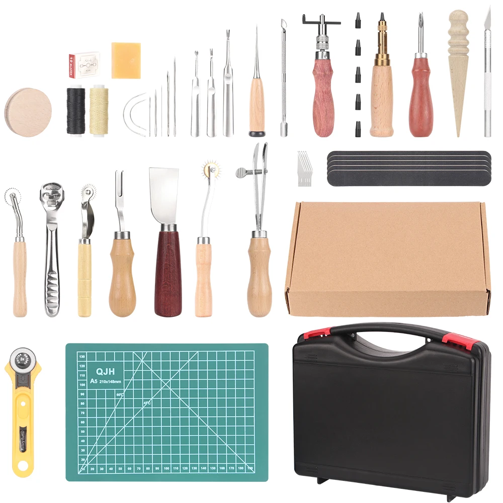 Leather Craft Hand Tool Kit, Leather Sewing Tools, Leather Craft Tools