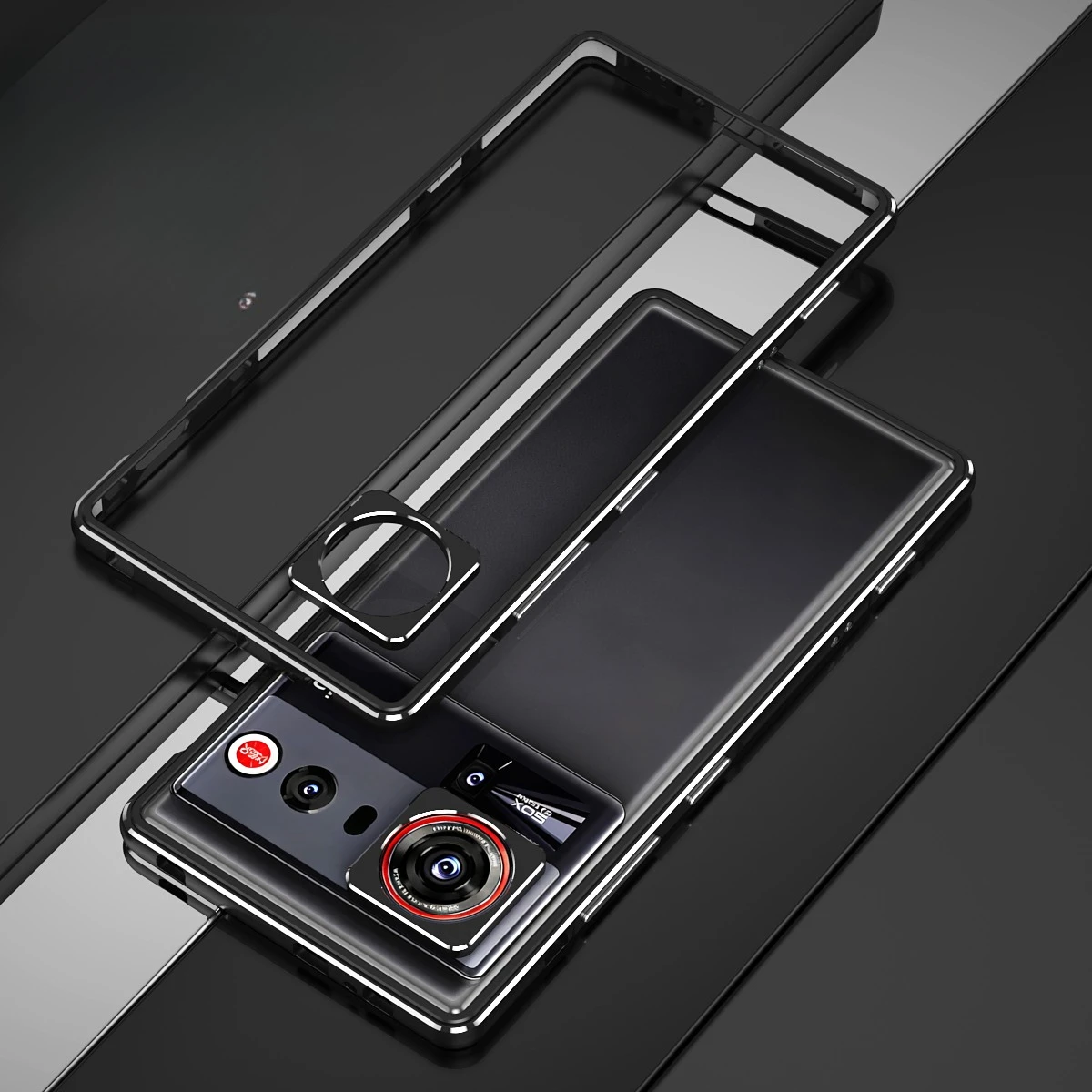 Premium Metal Frame Phone Case with Lens Protection and Heat Dissipation Features