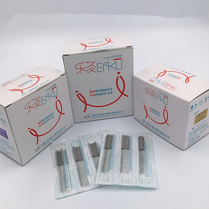 Disposable Acupuncture Needle 1000Pcs Acupressure Point tech EACU Body Beauty filiform needle with tube