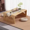 Japanese Floor Table - Folding Tatami Tea Table|Solid Wood Low Table|Smooth Edges Small Wooden Table,Foldable Coffee Table, Sofa 1