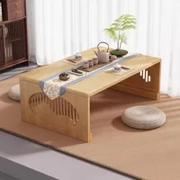 Japanese Floor Table - Folding Tatami Tea Table|Solid Wood Low Table|Smooth Edges Small Wooden Table,Foldable Coffee Table, Sofa 1