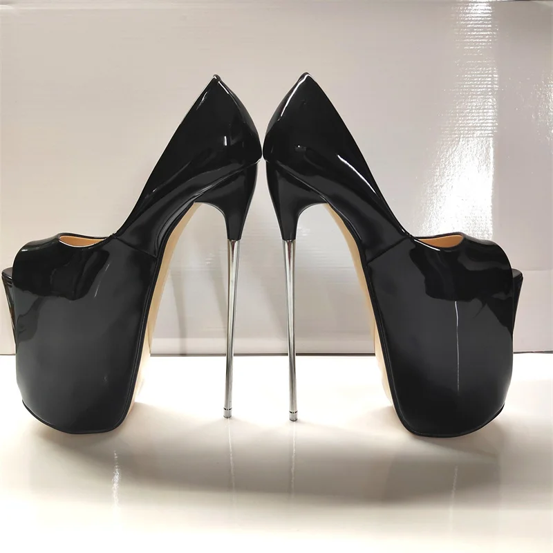 Size 50 Luxury Metal 22cm High Heels High Heels Sexy Colorful