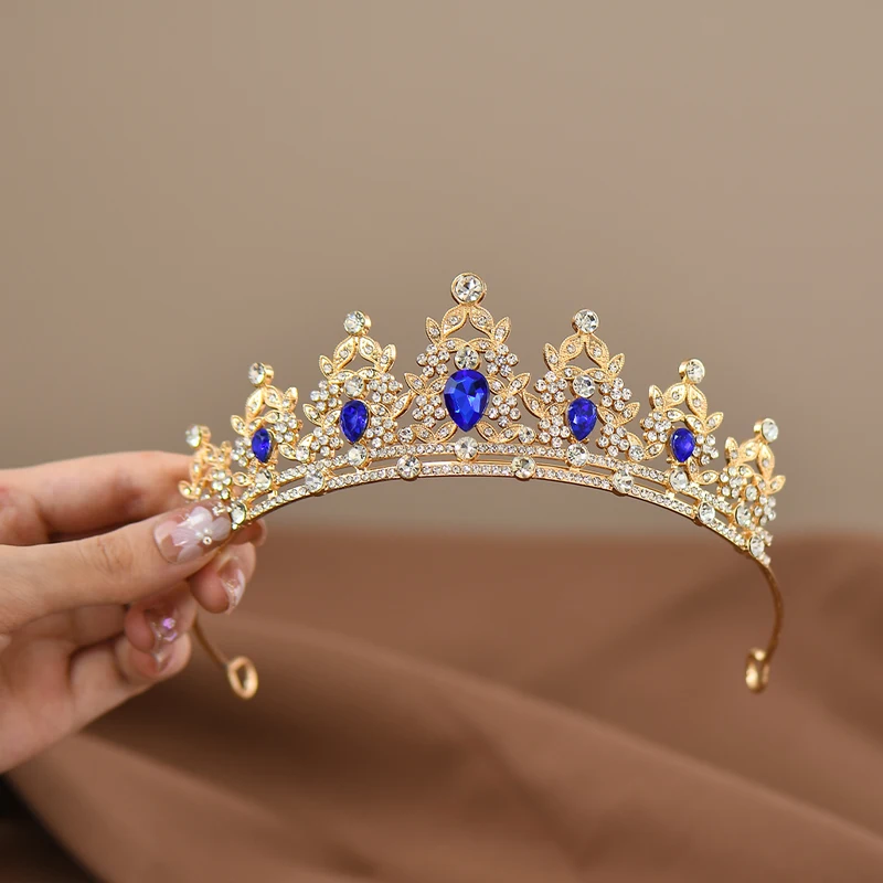 Children's Princess Crown Crystal Tiara Girls Hair
