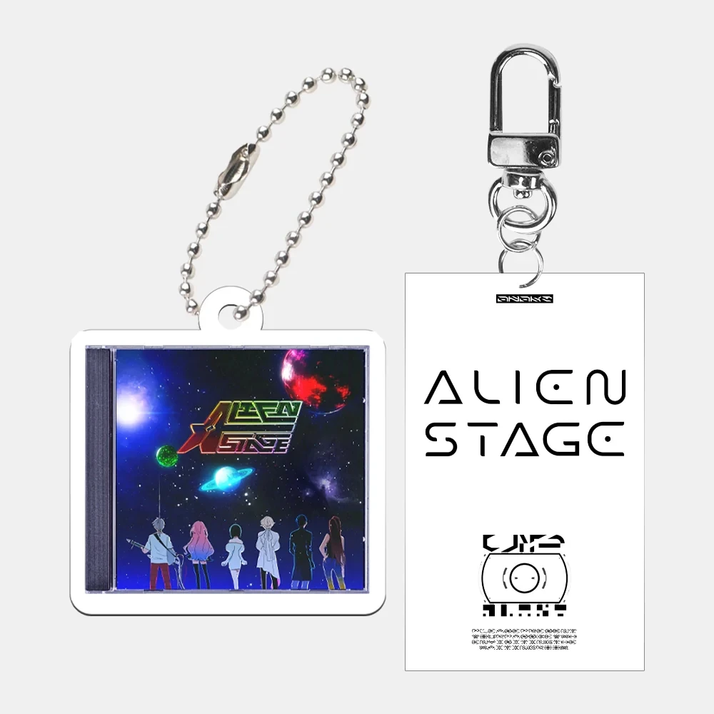 Alien Stage Acrylic Keyring Man Anime Keychain Charms Chain for Pants ...